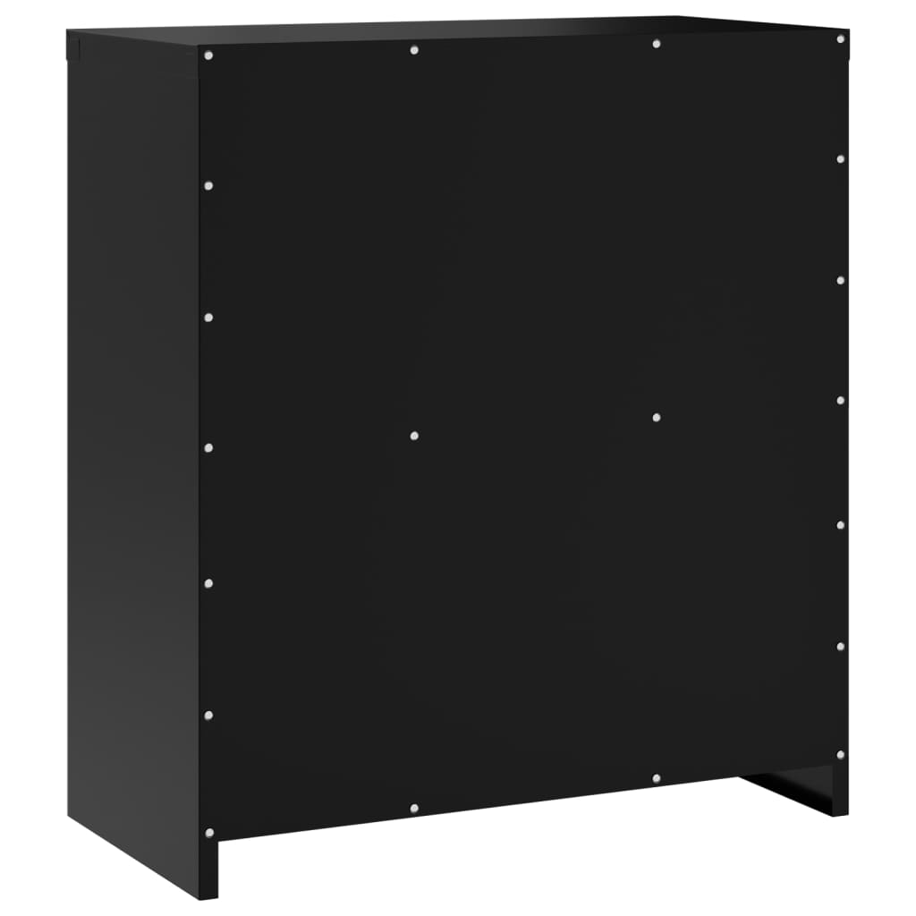 vidaXL Armario archivador de acero negro 79x40x90 cm