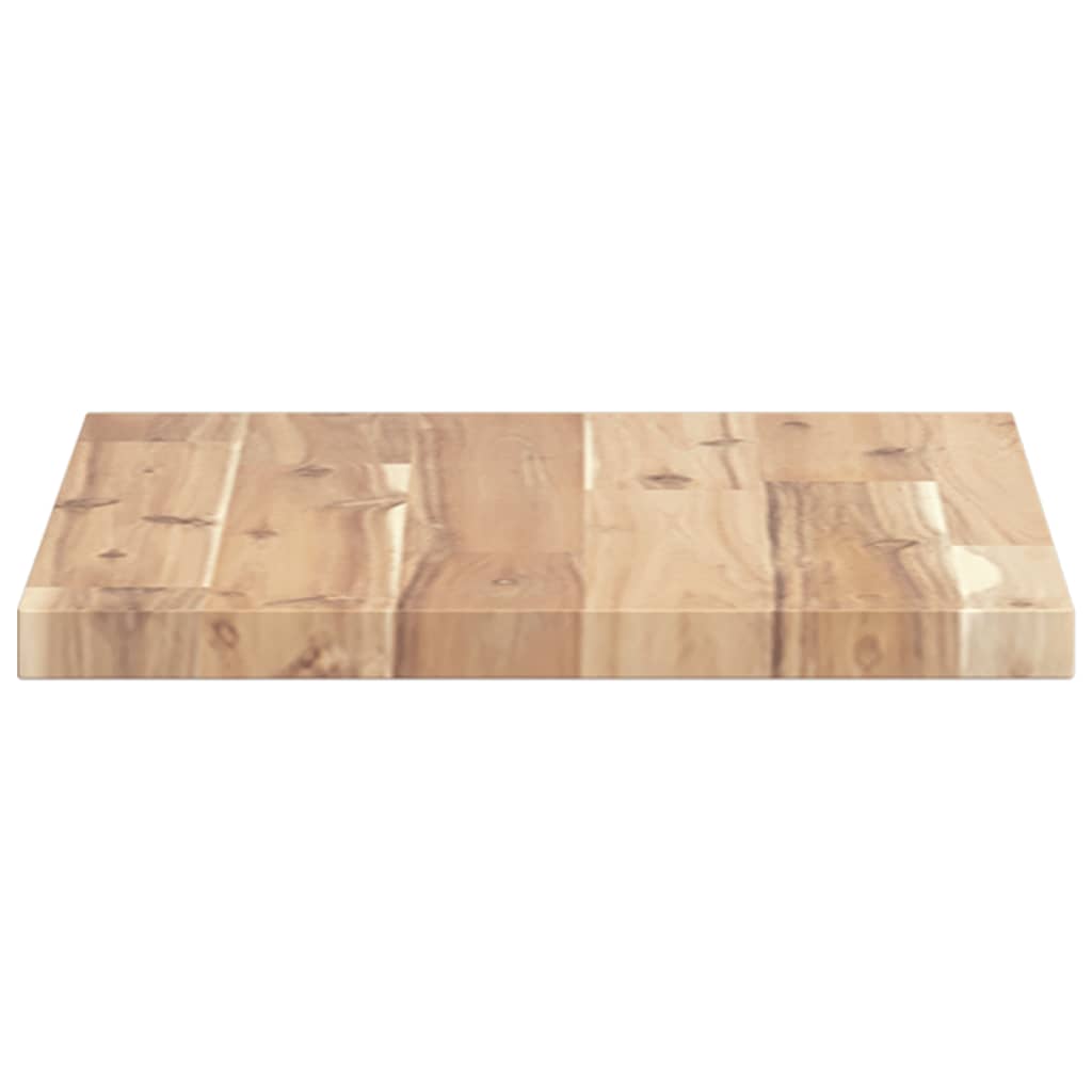 vidaXL Estantes flotantes 3 uds madera acacia sin tratar 60x30x2 cm