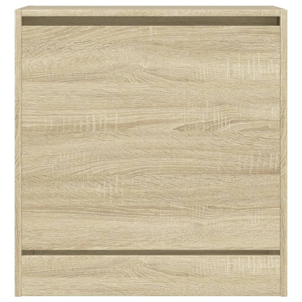 vidaXL Zapatero de madera de ingeniería roble Sonoma 60x34x63,5 cm