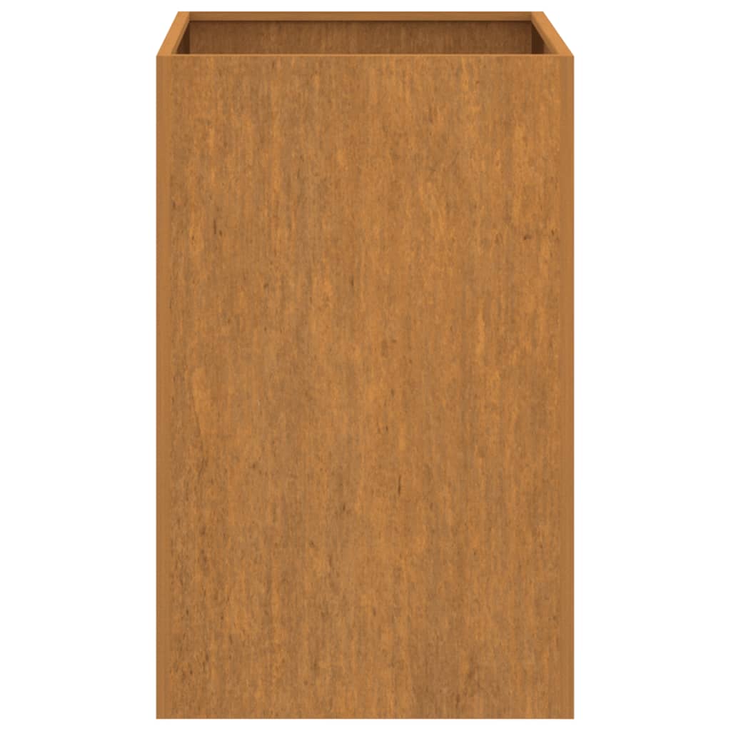 vidaXL Jardinera de acero corten 42x38x75 cm