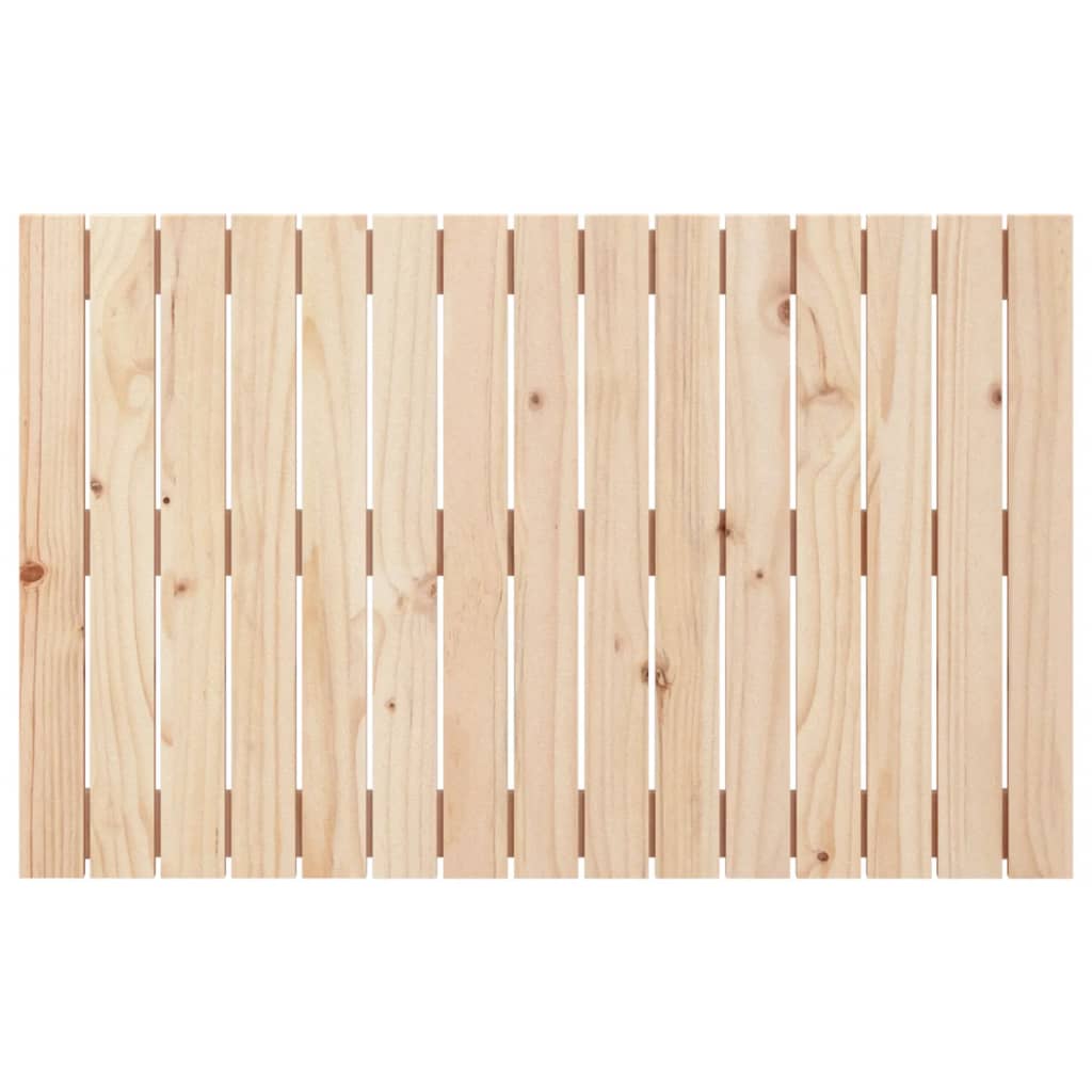 vidaXL Cabecero de cama de pared madera maciza de pino 95,5x3x60 cm