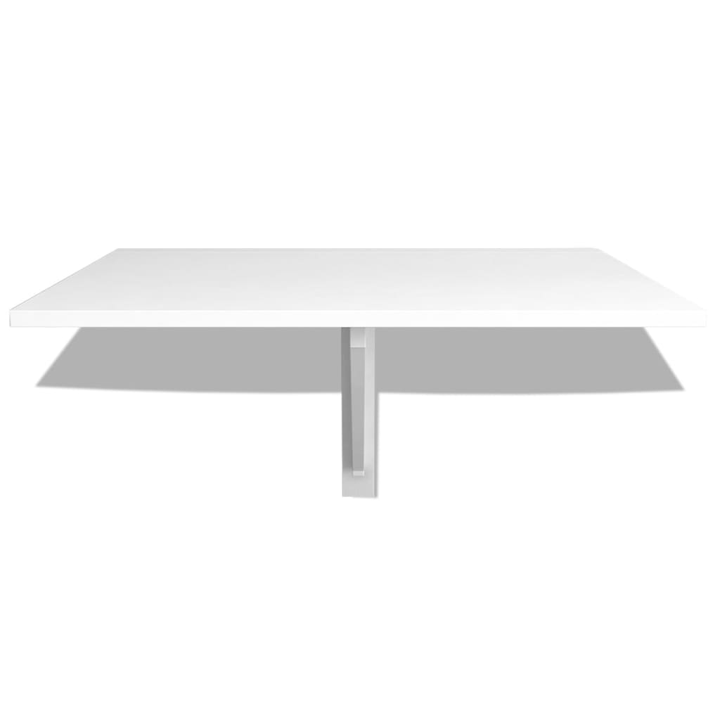 vidaXL Mesa plegable de pared blanco 100x60 cm