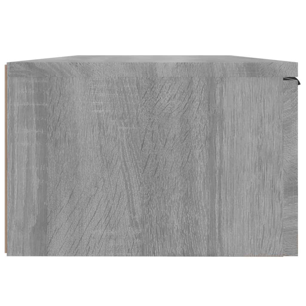 vidaXL Armarios de pared 2 uds contrachapada gris Sonoma 68x30x20 cm