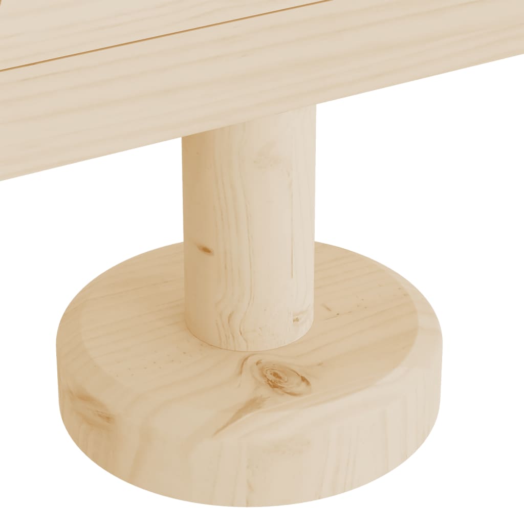 vidaXL Árboles de Navidad de madera 2 uds madera maciza pino 30 cm