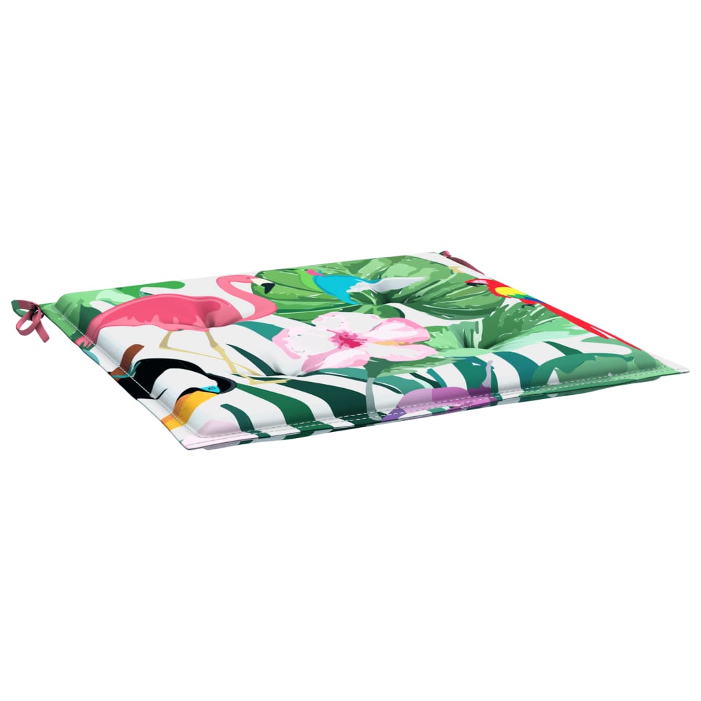 vidaXL Cojines para silla de jardín 6 uds tela multicolor 40x40x3 cm