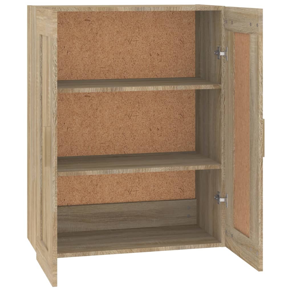 vidaXL Armario de pared madera ingeniería roble Sonoma 69,5x32,5x90 cm