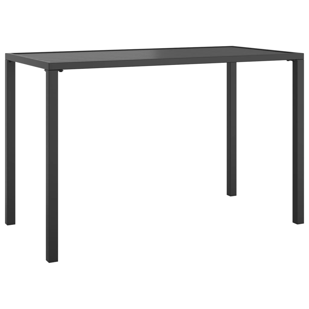 vidaXL Juego de comedor de jardín 2 piezas acero gris antracita