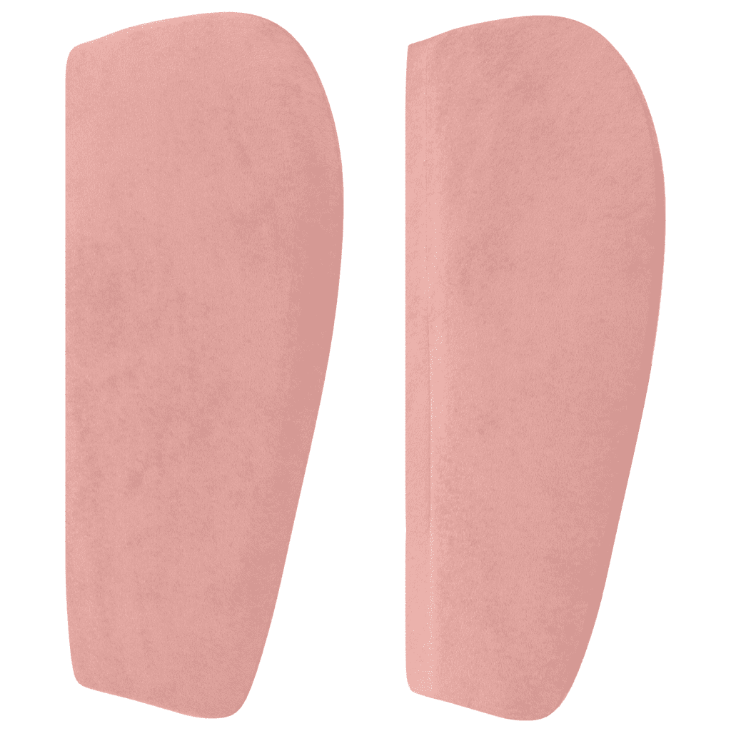 vidaXL Cama box spring con colchón terciopelo rosa 200x200 cm