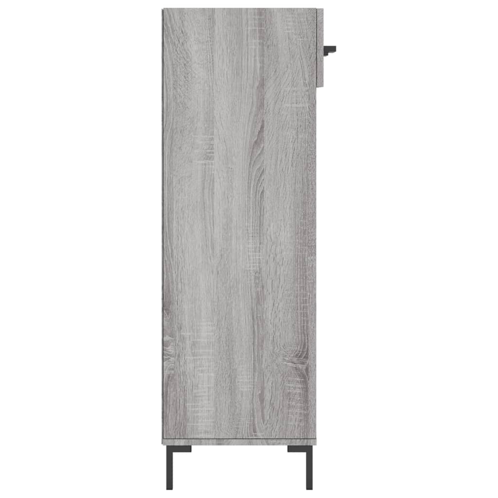 vidaXL Zapatero madera de ingeniería gris Sonoma 60x35x105 cm