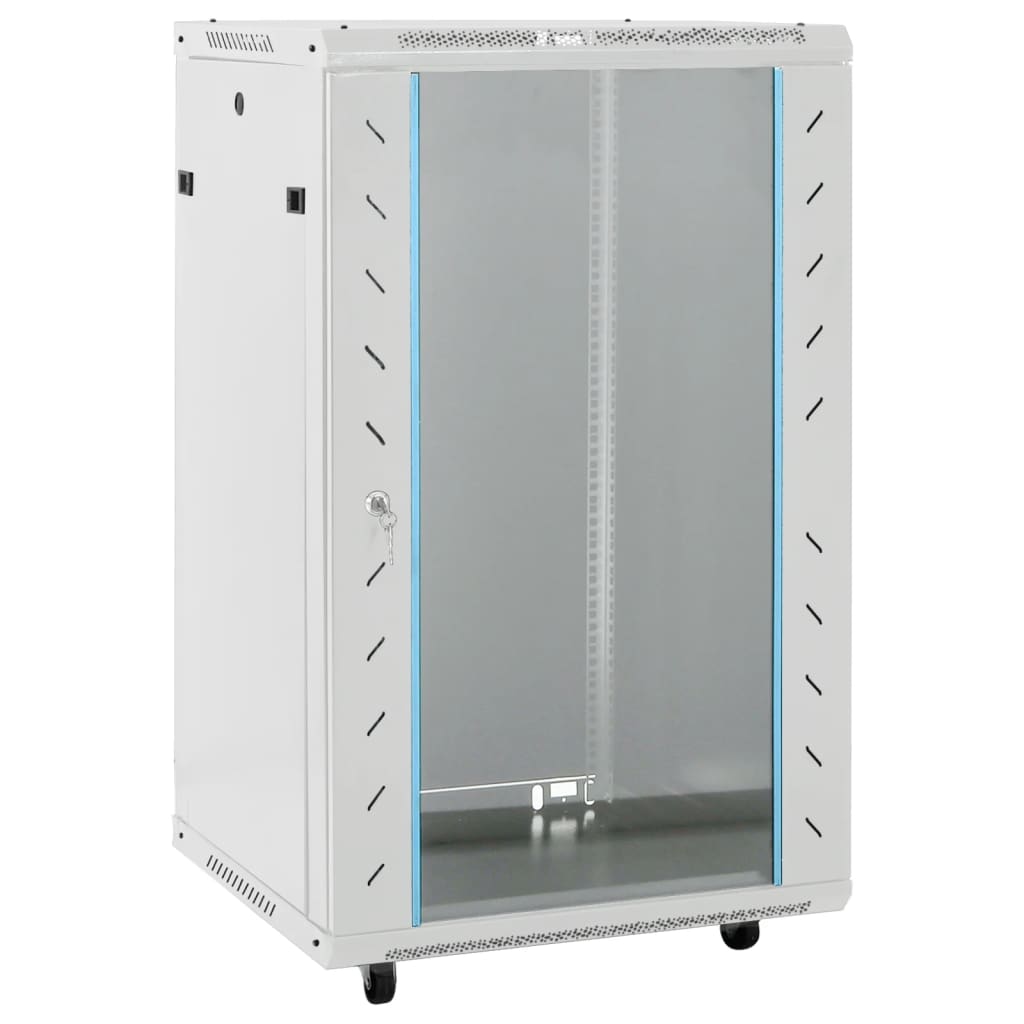 vidaXL Rack de servidores 15U 19" IP20 negro 60x60x100 cm