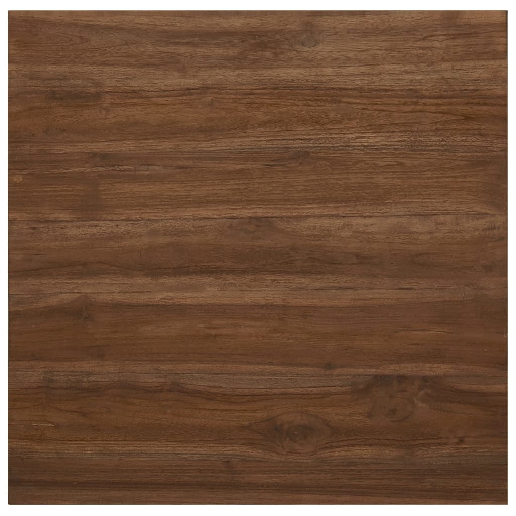 vidaXL Mesa de centro de madera maciza de teca 68x68x33 cm