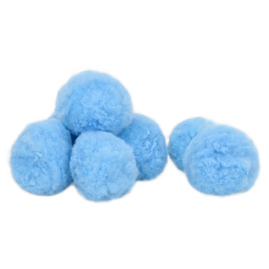 vidaXL Bolas de filtro de piscina antibacterias polietileno azul 700 g