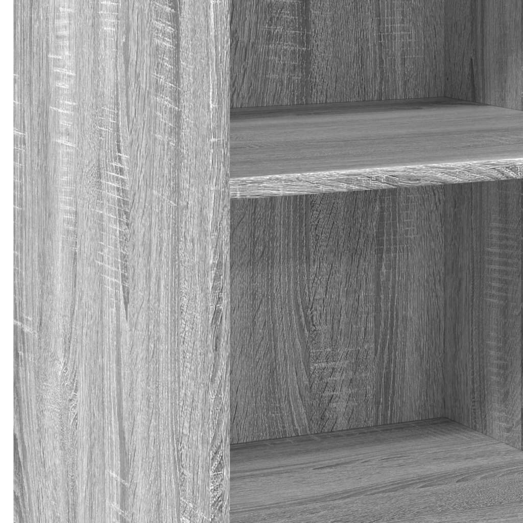 vidaXL Aparador de madera de ingeniería gris Sonoma 45x41x93 cm