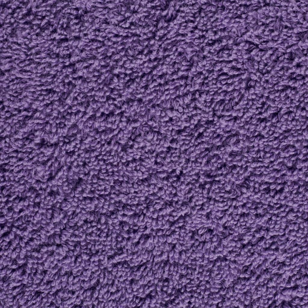 vidaXL Toallas SOLUND 2 unidades morado 30x30 cm 600 gsm