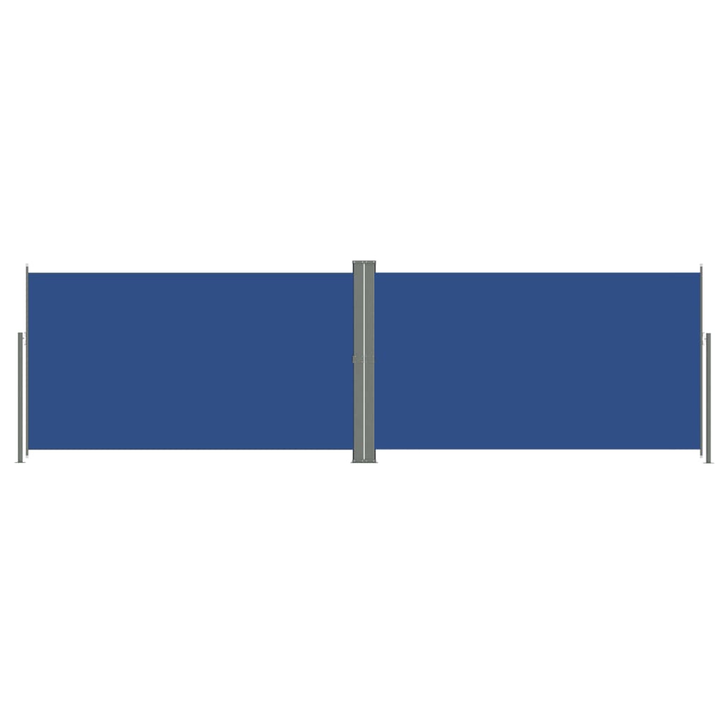 vidaXL Toldo lateral retráctil azul 160x600 cm