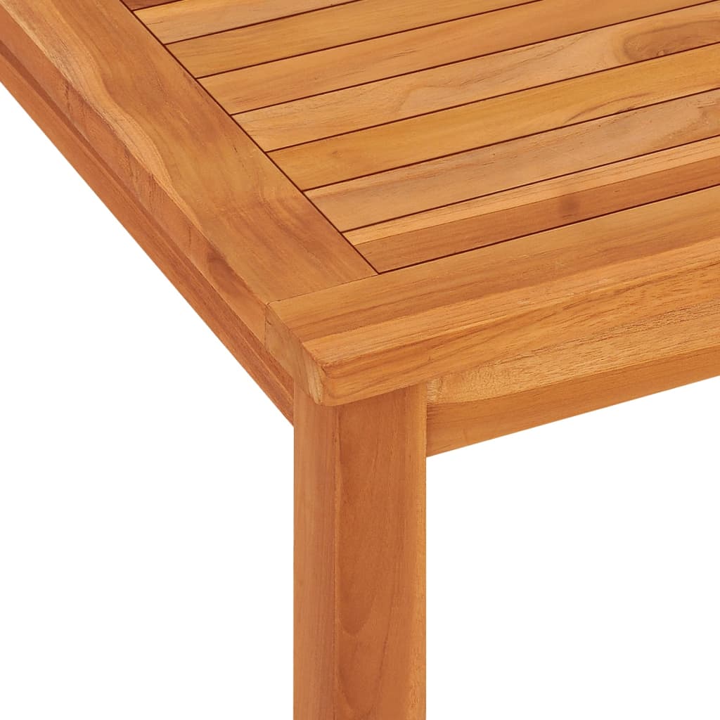 vidaXL Juego de comedor de jardín 7 piezas madera maciza de teca