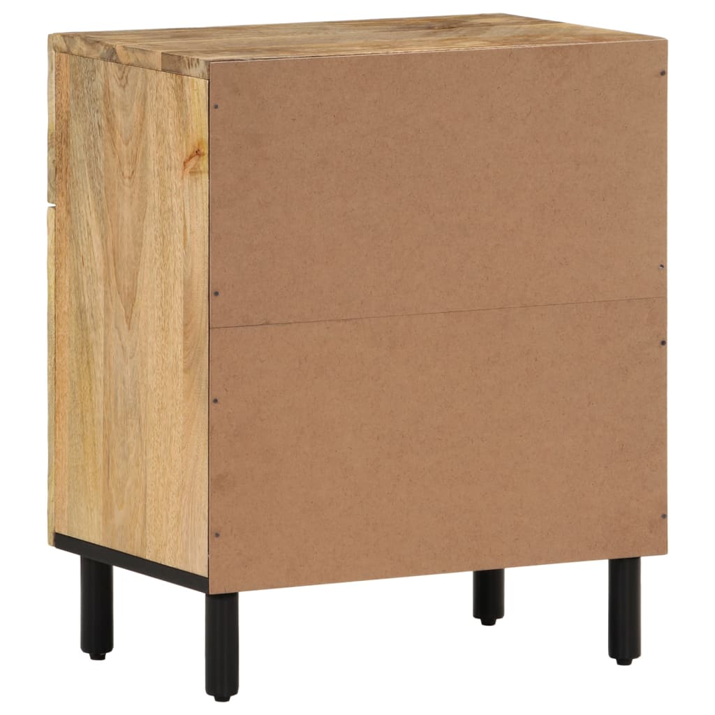 vidaXL Mesita de noche madera maciza de mango 50x33x60 cm