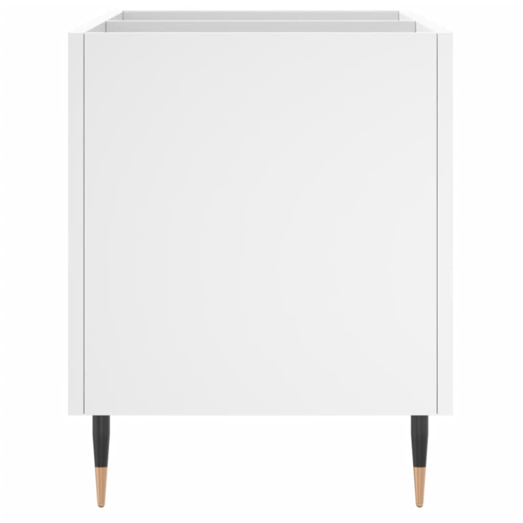 vidaXL Mueble para discos madera contrachapada blanco 74,5x38x48 cm