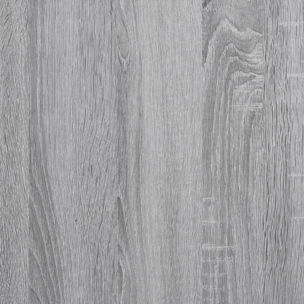 vidaXL Soporte impresora madera ingeniería gris Sonoma 49x40x22,5 cm