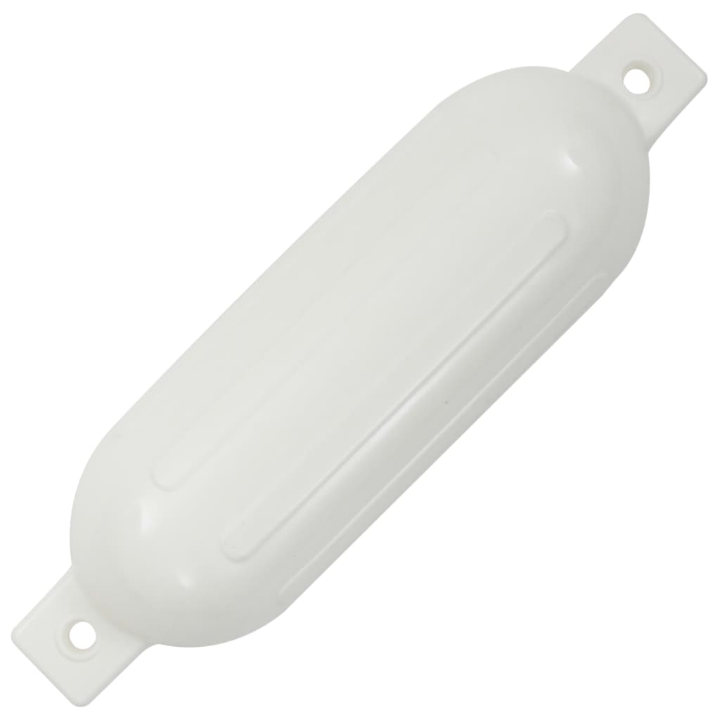 vidaXL Parachoques para barco 4 unidades PVC blanco 51x14 cm