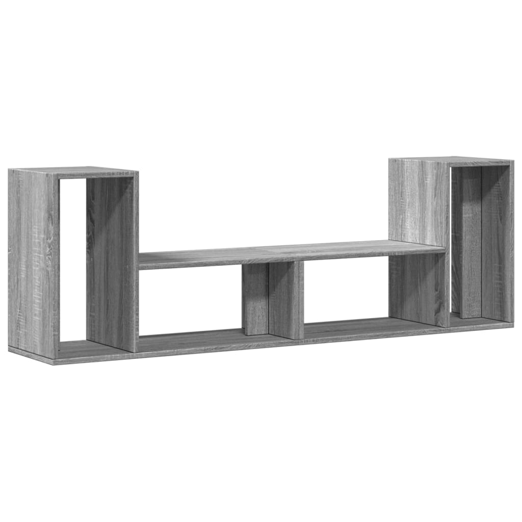 vidaXL Muebles de TV 2 uds madera ingeniería gris Sonoma 75x30x50 cm