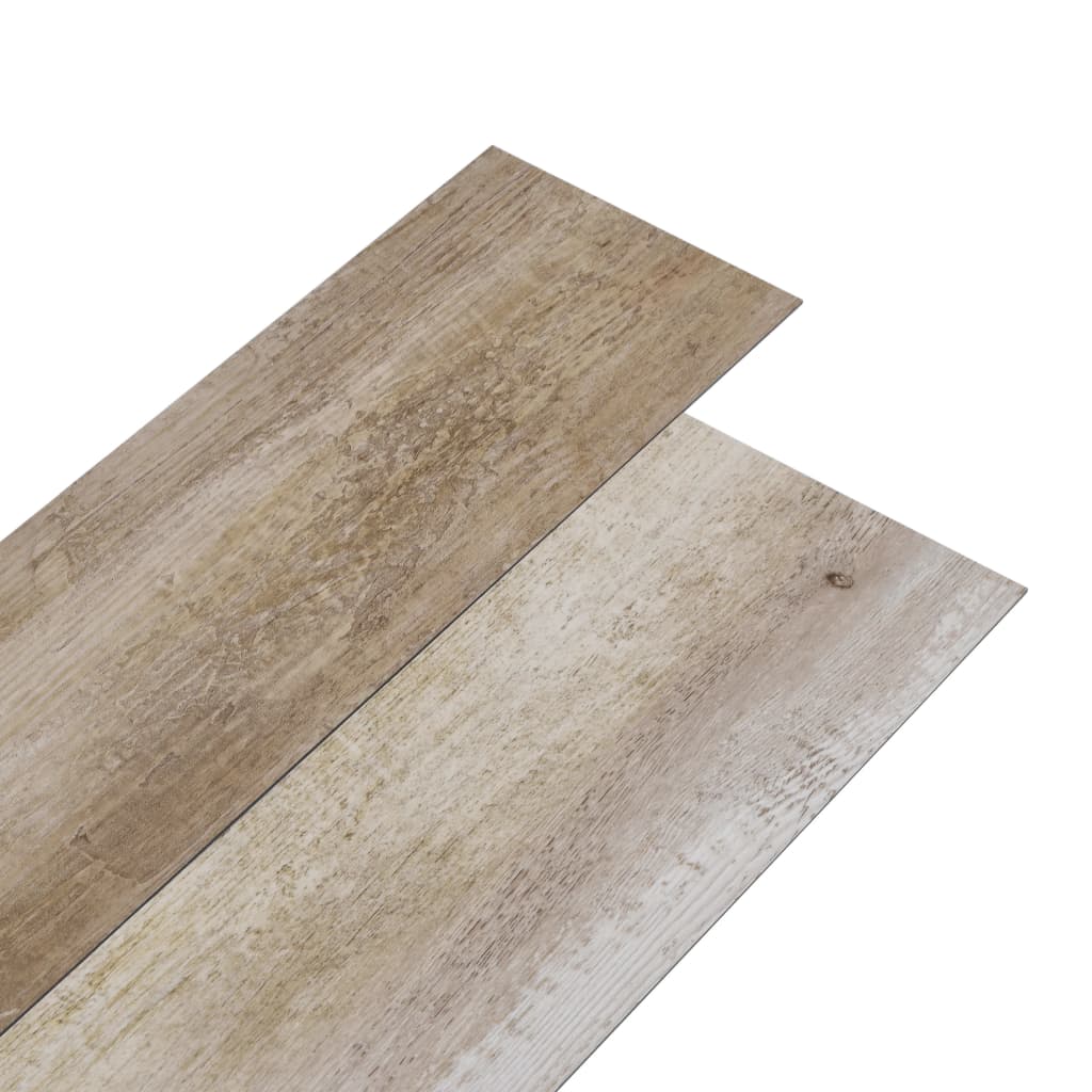 vidaXL Lamas para suelo autoadhesivas PVC madera deslavada 5,02m² 2mm