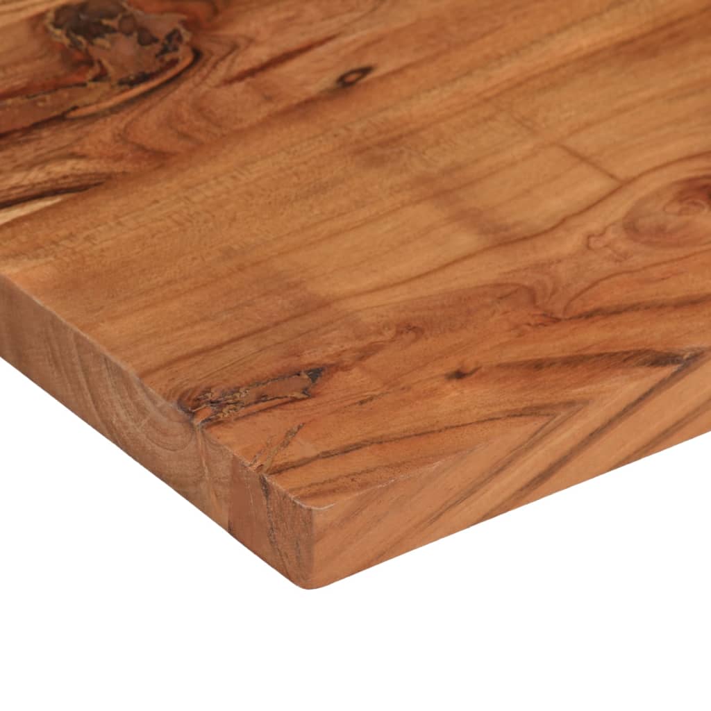 vidaXL Tablero de mesa rectangular madera maciza acacia 90x40x3,8 cm