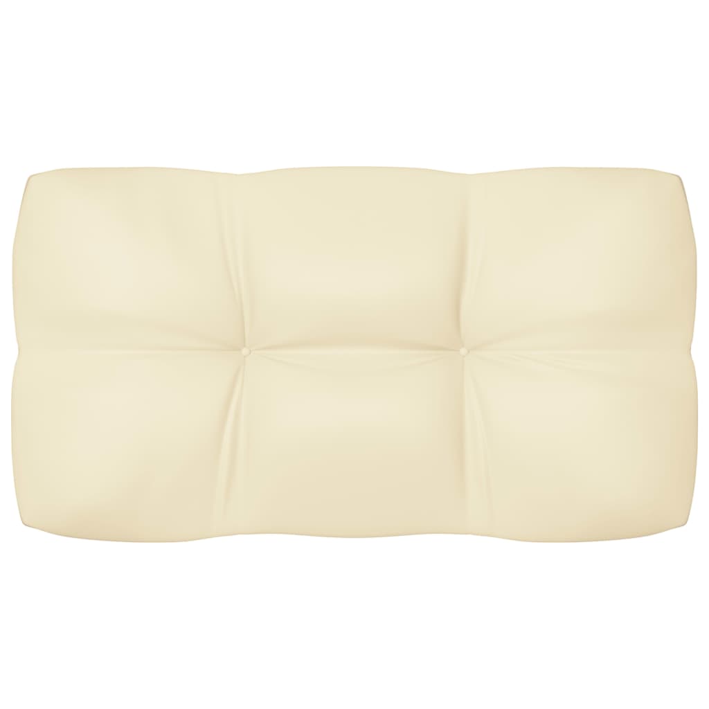 vidaXL Cojines para sofá de palets 7 piezas color crema