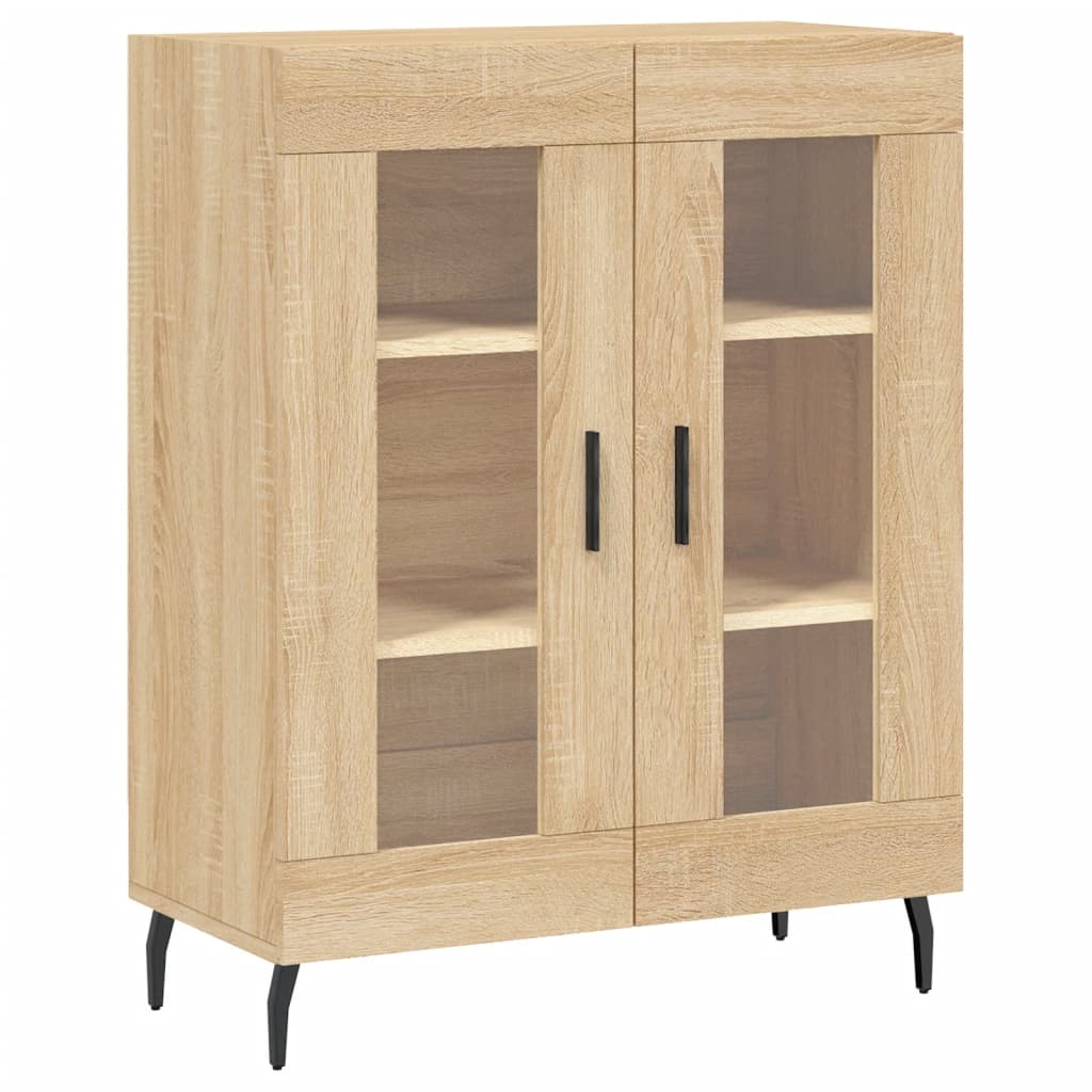 vidaXL Aparador de madera de ingeniería roble Sonoma 69,5x34x90 cm