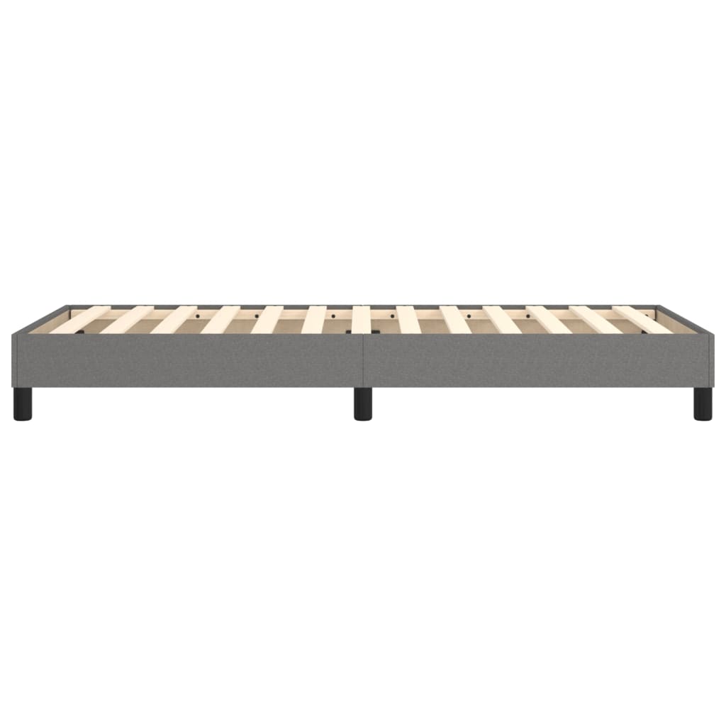 vidaXL Estructura de cama de tela gris oscuro 80x200 cm