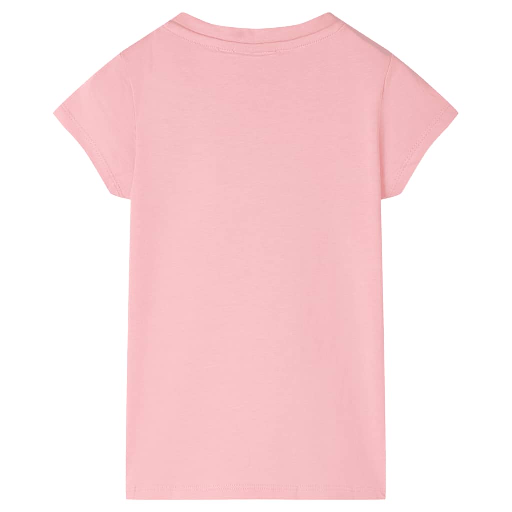 Camiseta infantil rosa 92