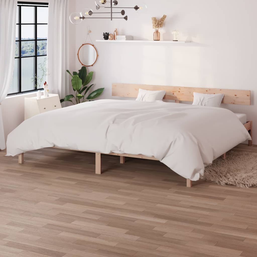 vidaXL Estructura de cama sin colchón madera maciza 200x200 cm