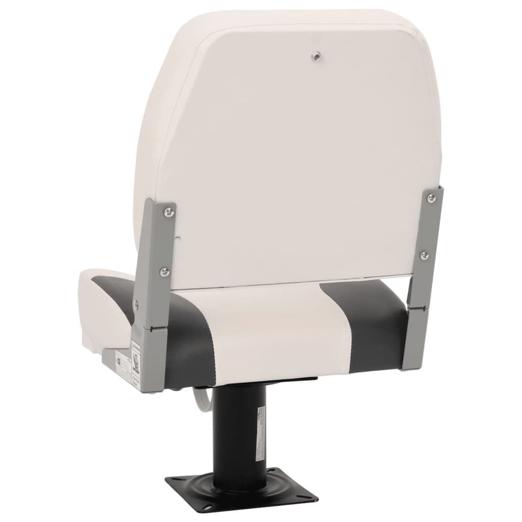 vidaXL Asiento para barco con pedestal giratorio 360°