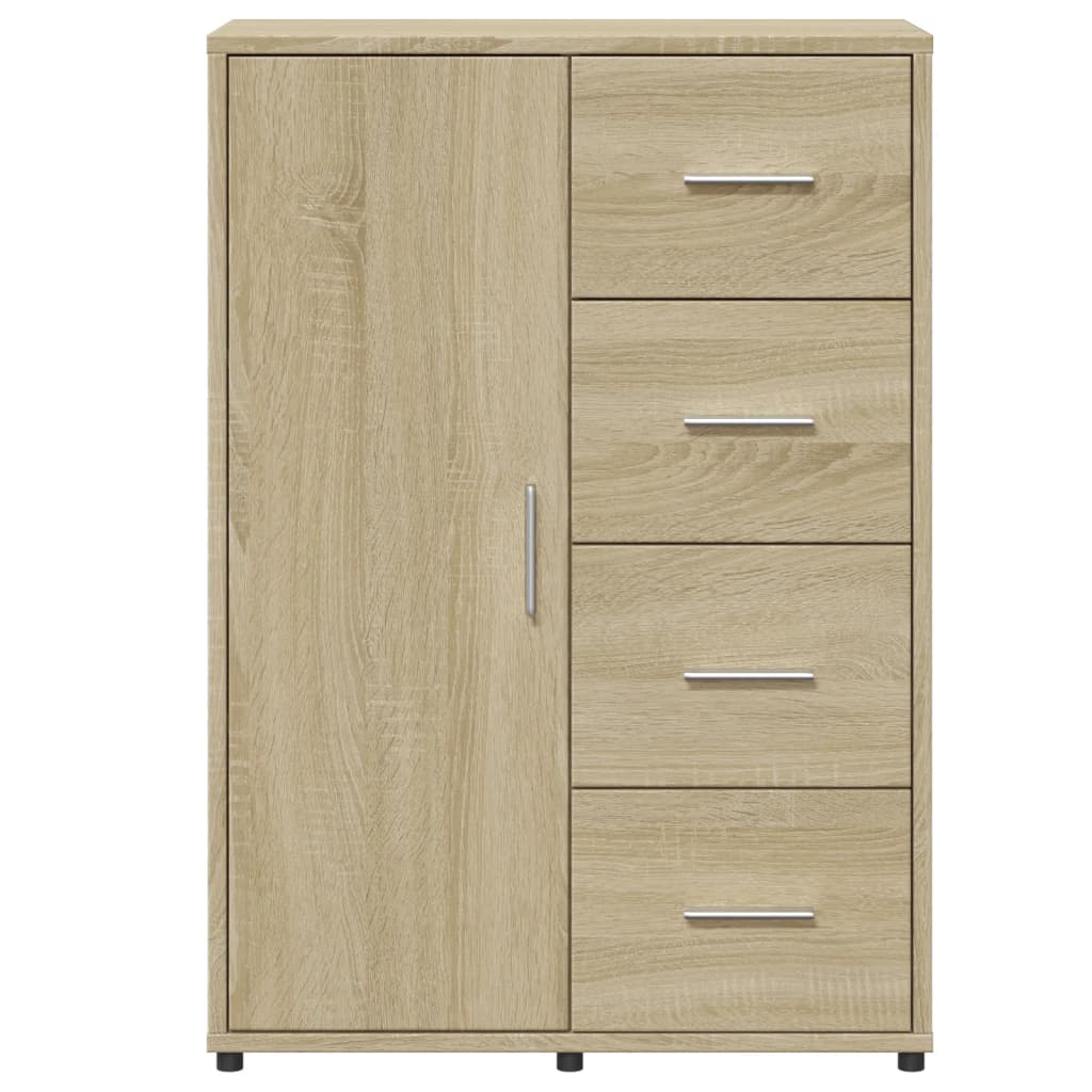 vidaXL Aparador de madera de ingeniería roble Sonoma 60x31x84 cm