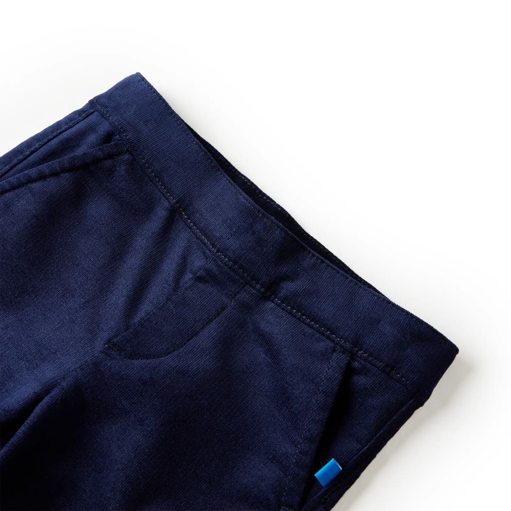 Pantalón infantil azul marino oscuro 128