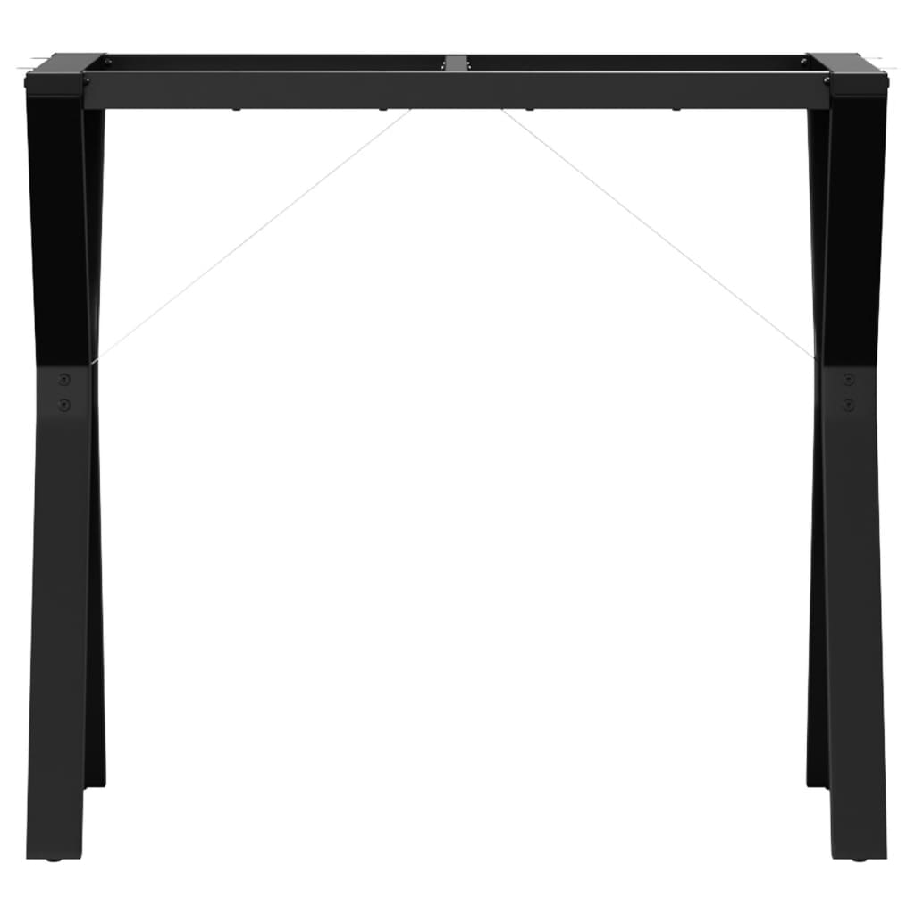 vidaXL Patas de mesa de comedor estructura Y hierro fundido 80x40x73cm