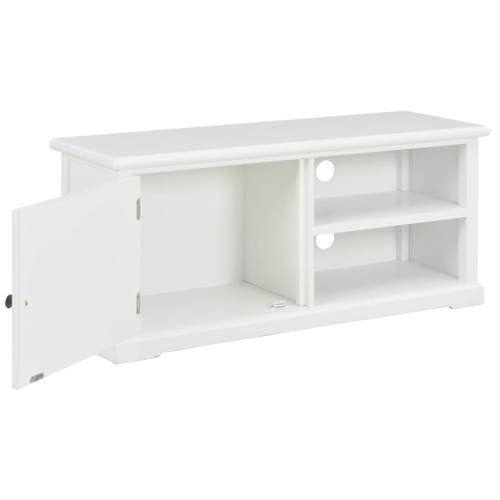 vidaXL Mueble para TV de madera blanco 90x30x40 cm