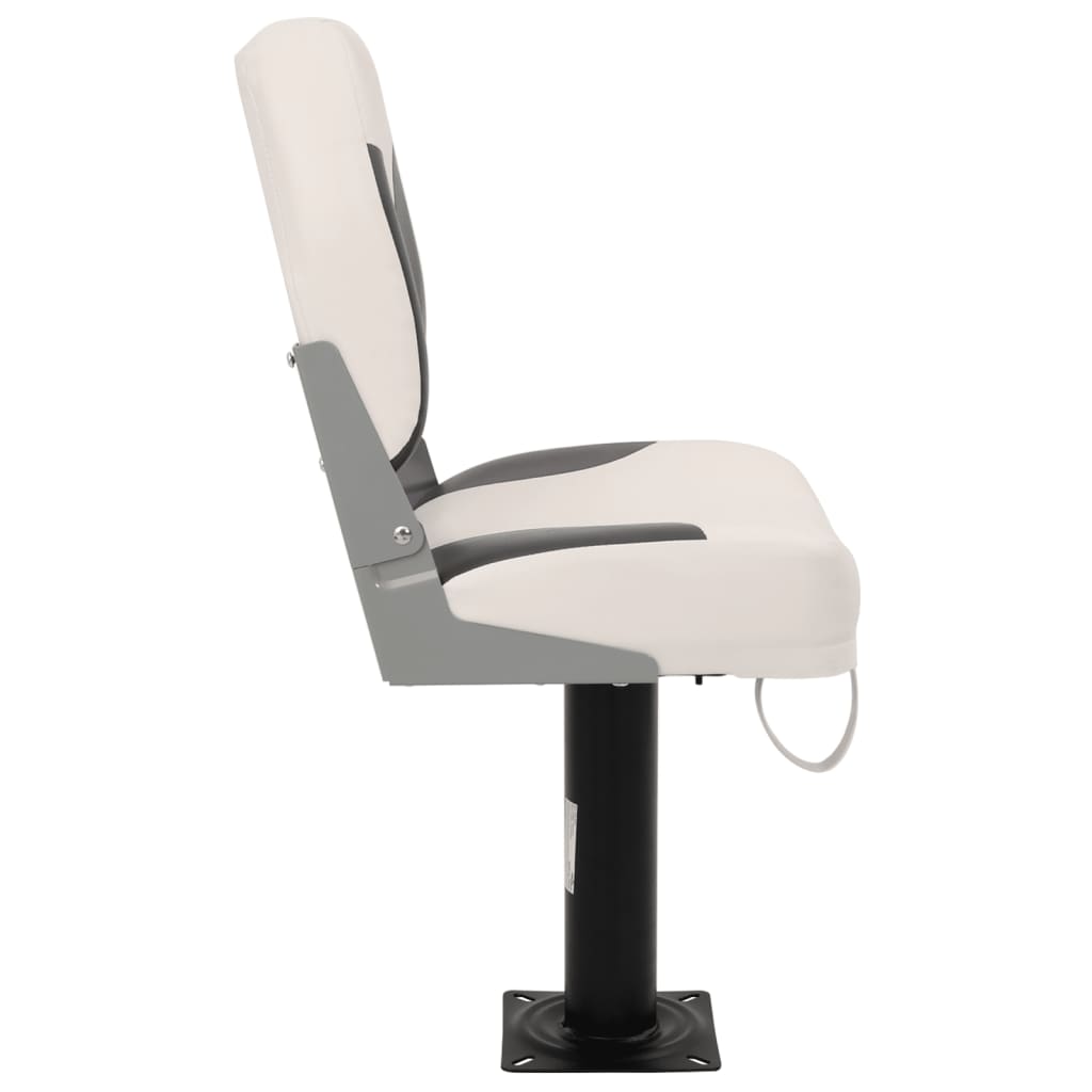 vidaXL Asiento para barco con pedestal giratorio 360°