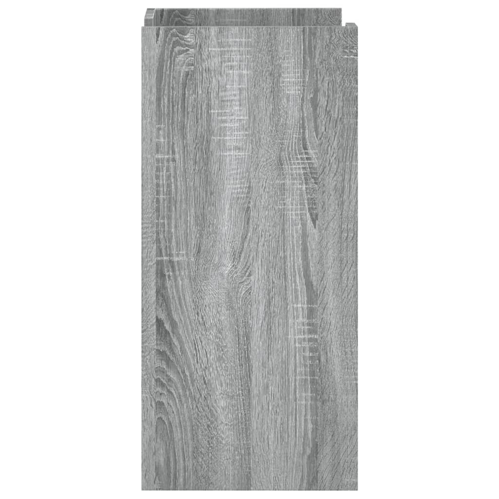 vidaXL Aparador madera de ingeniería gris Sonoma 45x35x75 cm