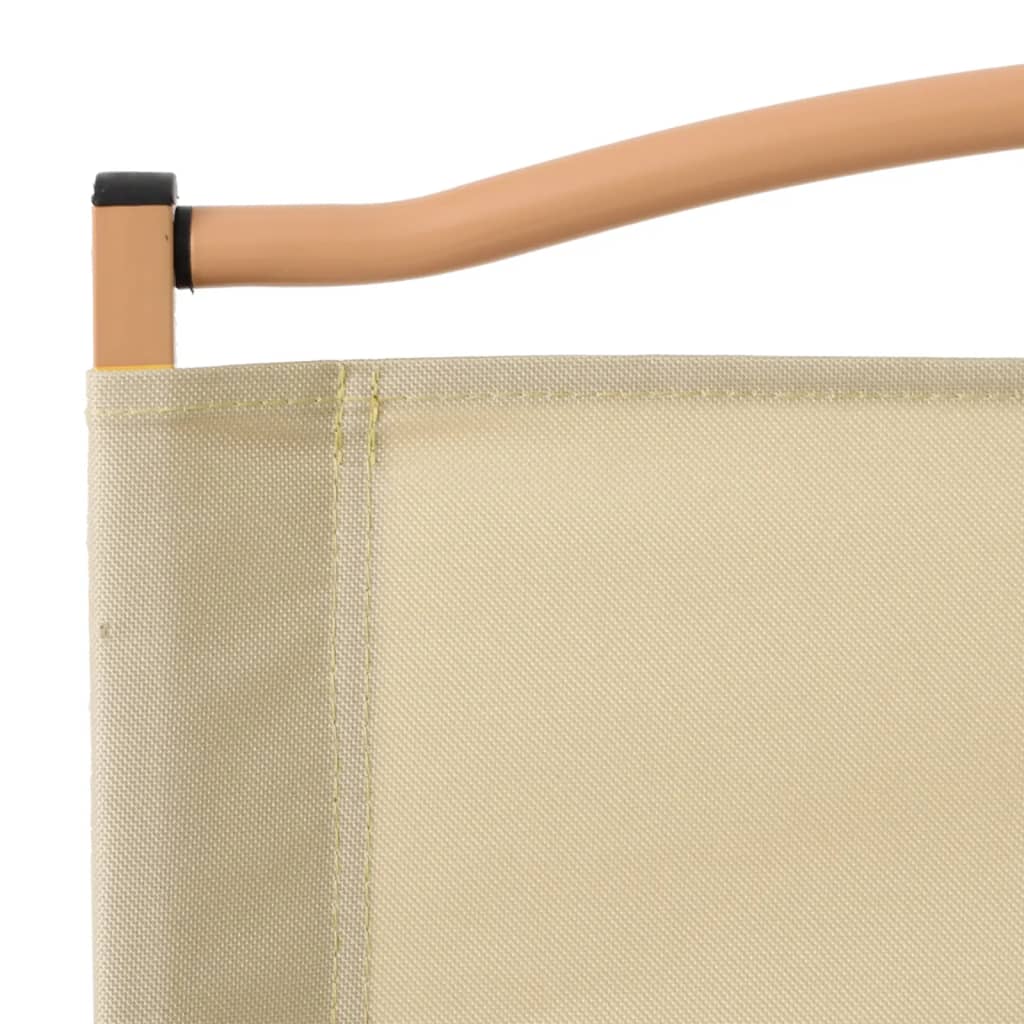 vidaXL Sillas de camping 2 uds tela Oxford beige 54x55x78 cm