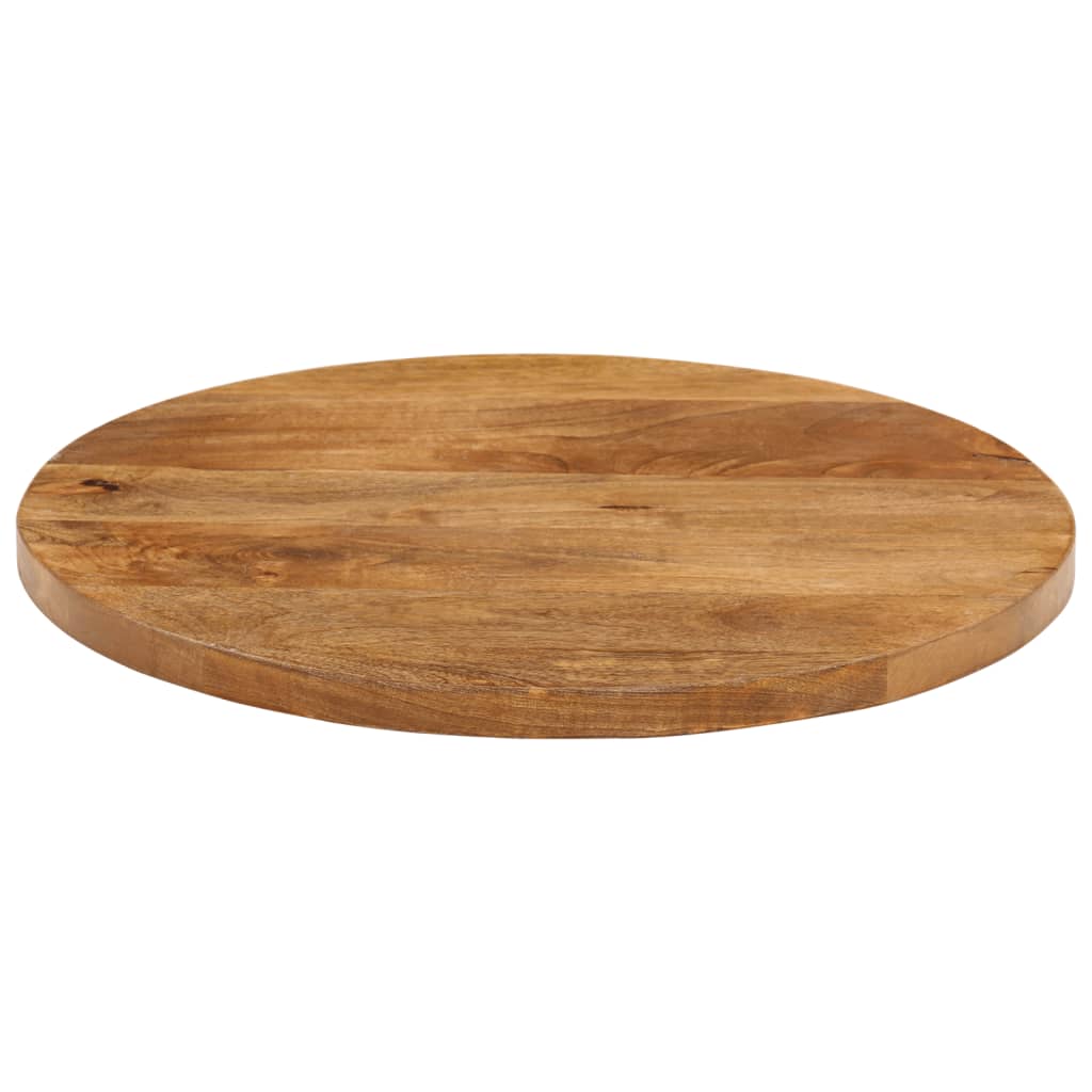 vidaXL Tablero de mesa redondo madera maciza de mango Ø 40x3,8 cm