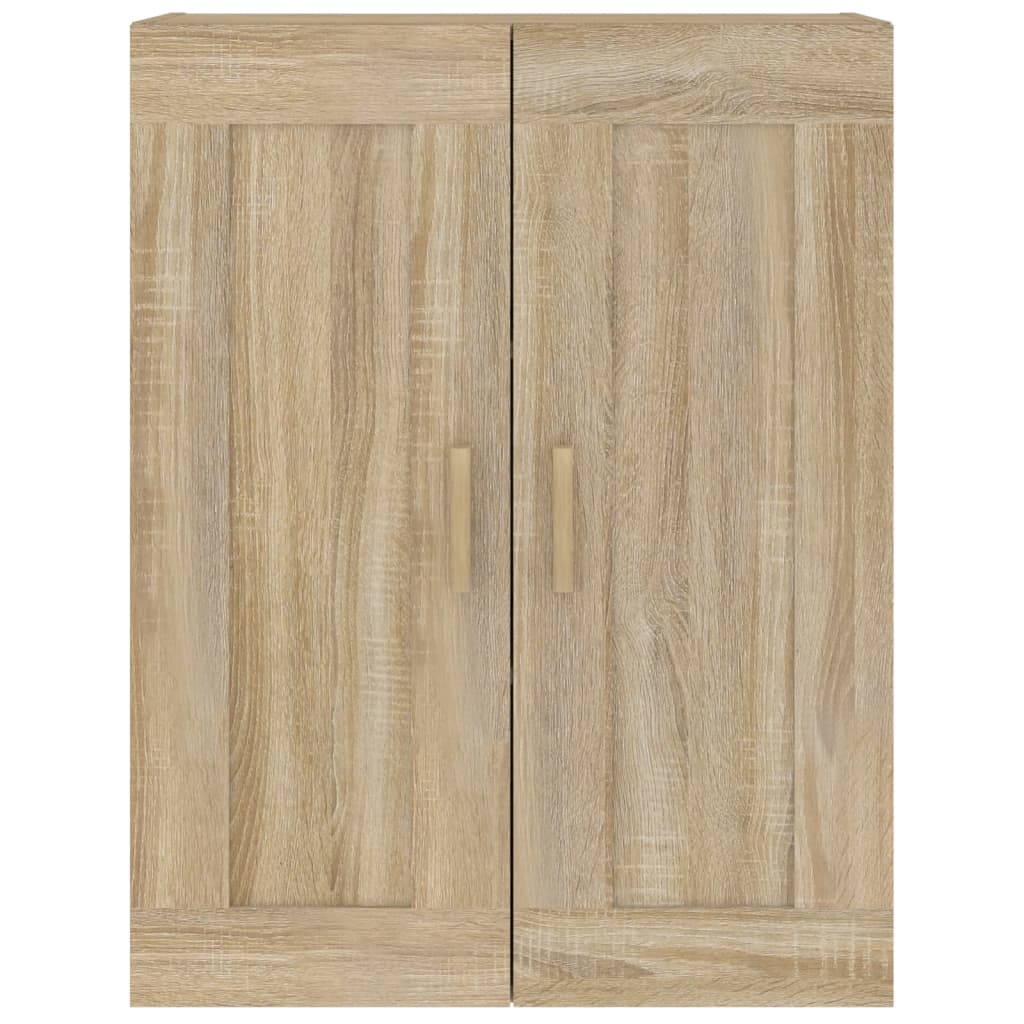 vidaXL Armario de pared madera ingeniería roble Sonoma 69,5x32,5x90 cm