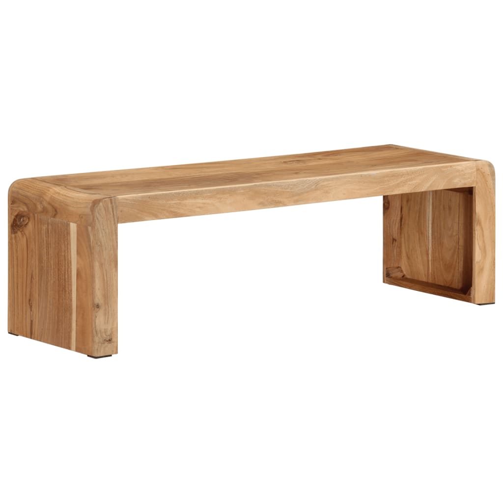 vidaXL Soporte de TV madera maciza de acacia 110x33x33 cm