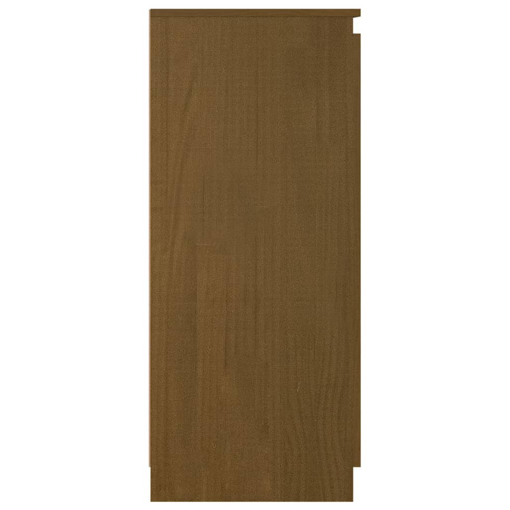 vidaXL Aparador madera maciza de pino marrón miel 60x36x84 cm