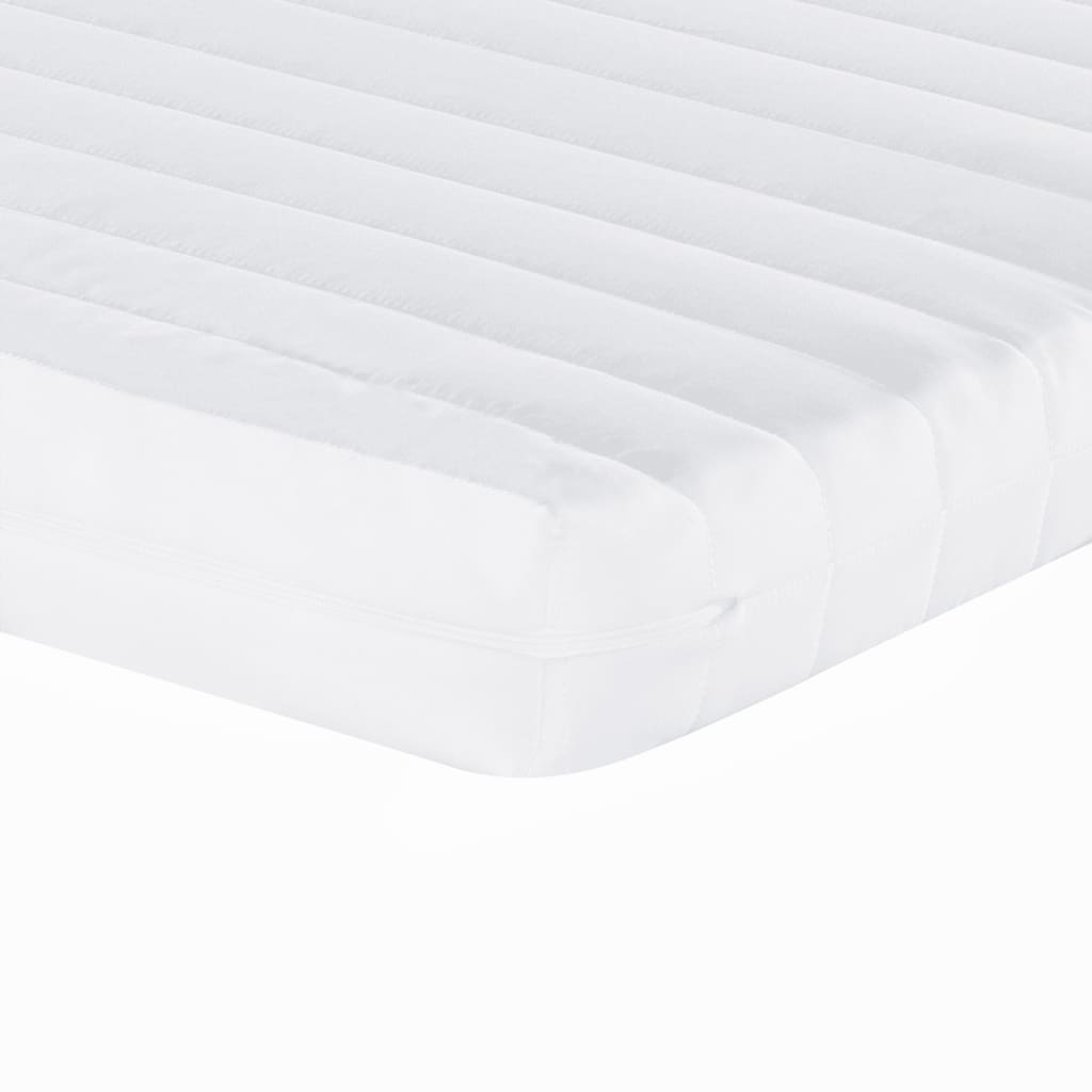 vidaXL Sofá cama nido con colchón tela crema 100x200 cm