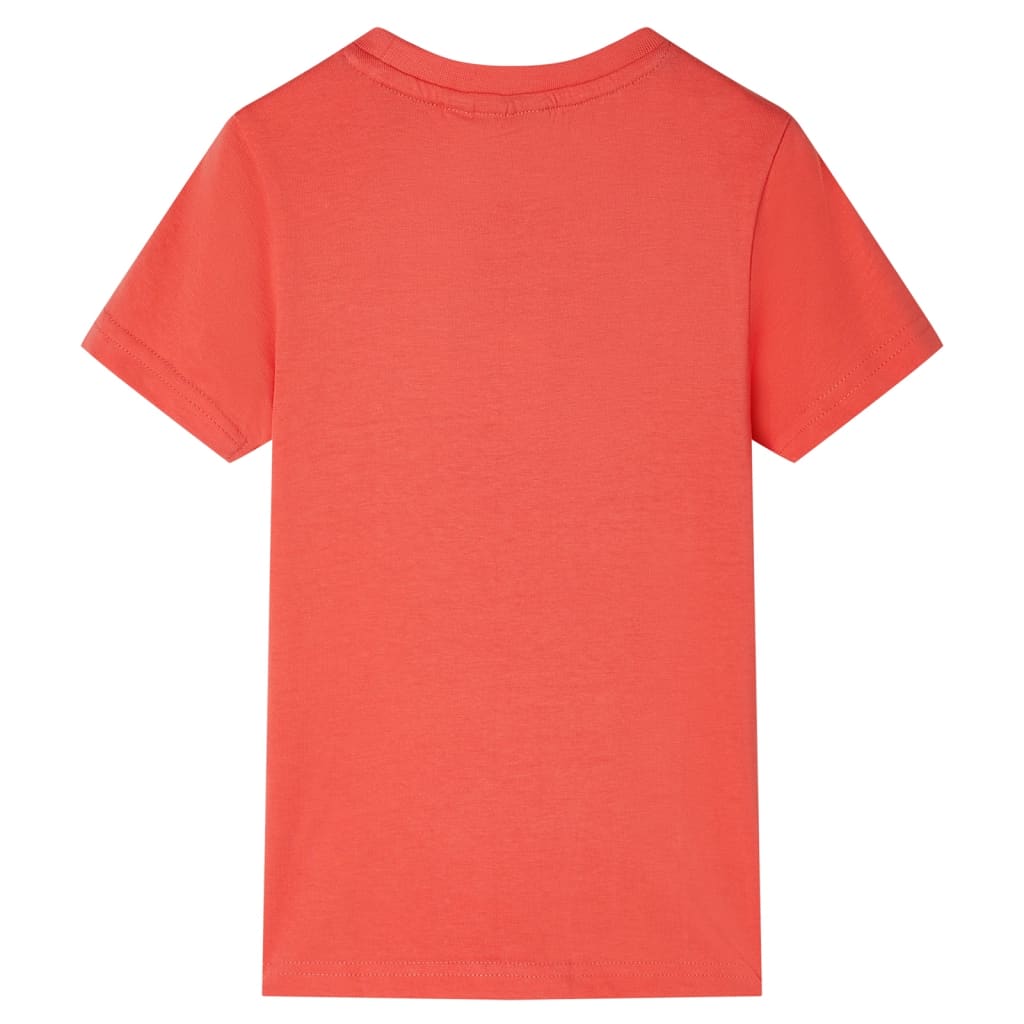 Camiseta infantil rojo claro 104