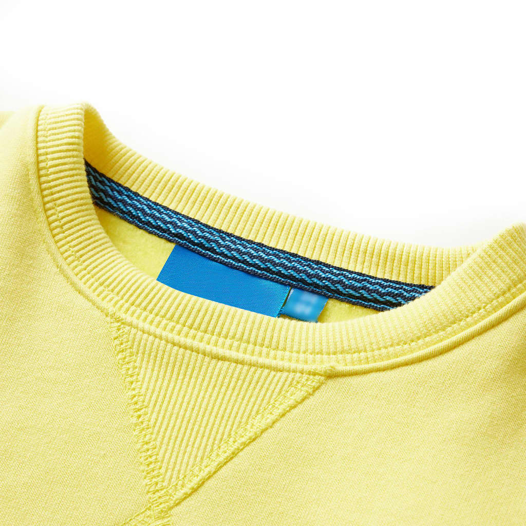 Sudadera infantil amarillo claro 128