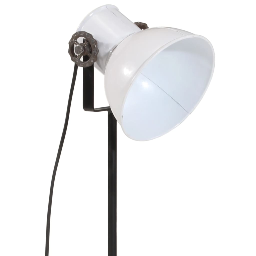 vidaXL Lámpara de pie blanca 25 W E27 35x35x65/95 cm