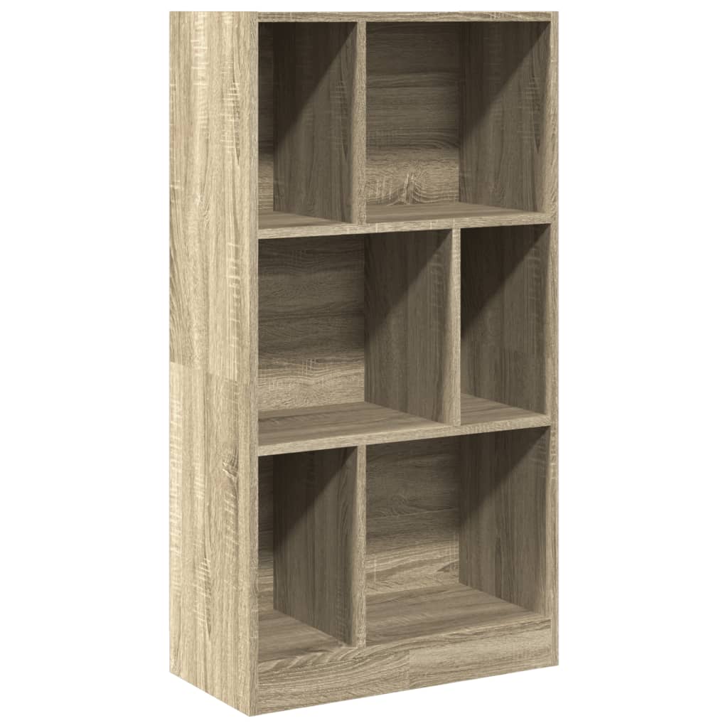 vidaXL Estantería madera de ingeniería roble Sonoma 57x28,5x107,5 cm