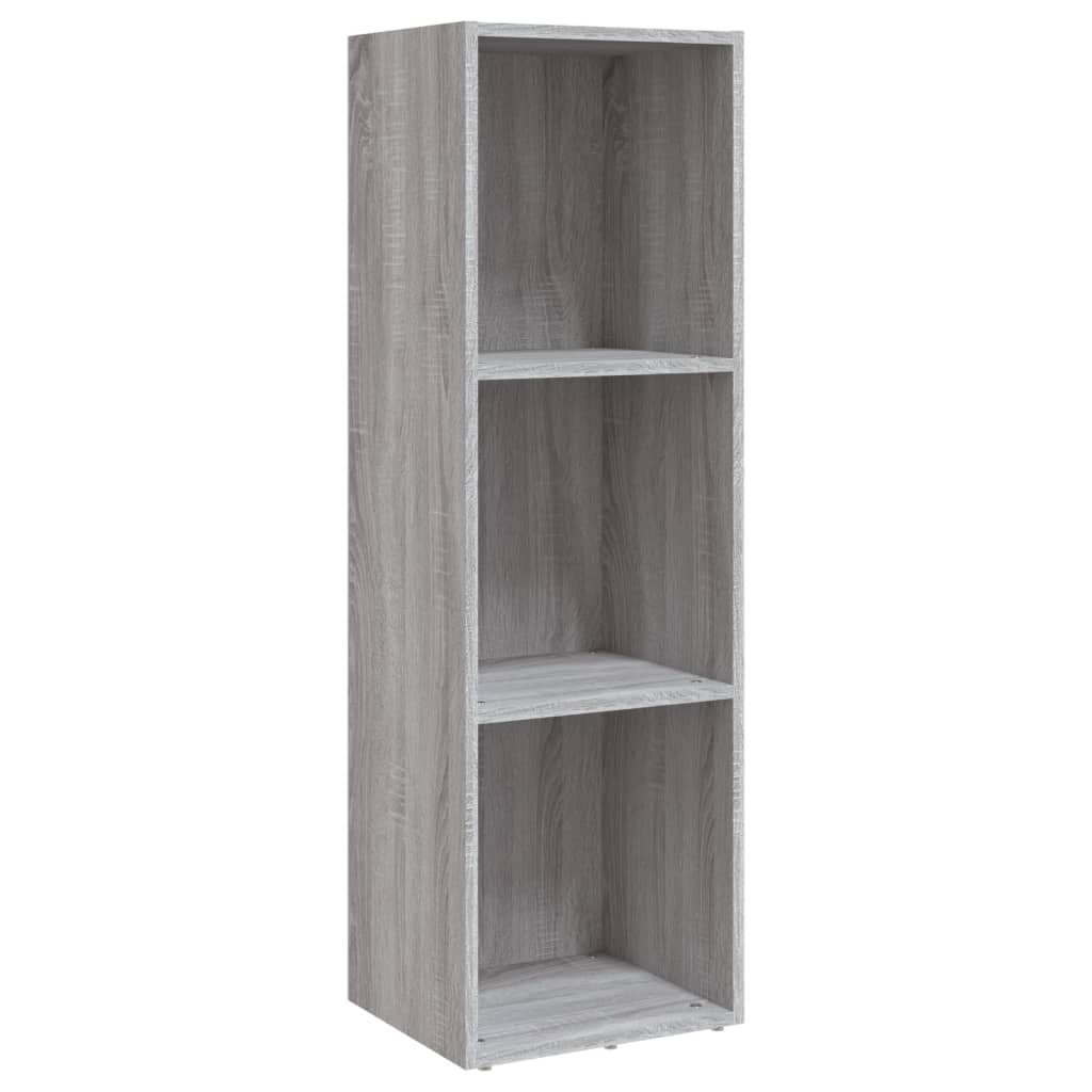 vidaXL Estantería/mueble de TV contrachapada gris Sonoma 36x30x114 cm